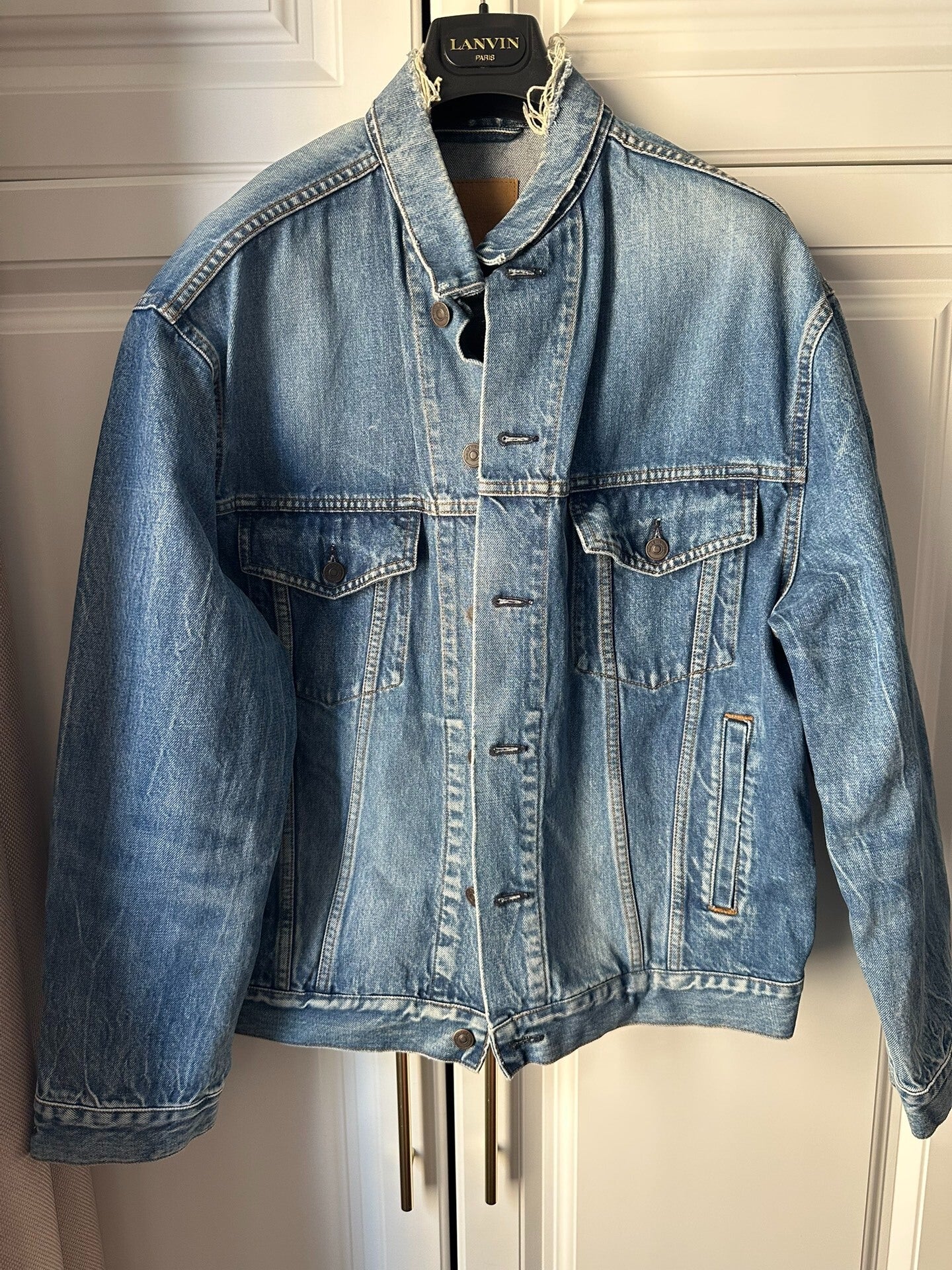 Balenciaga Oversized Denim Jacket Size 40
