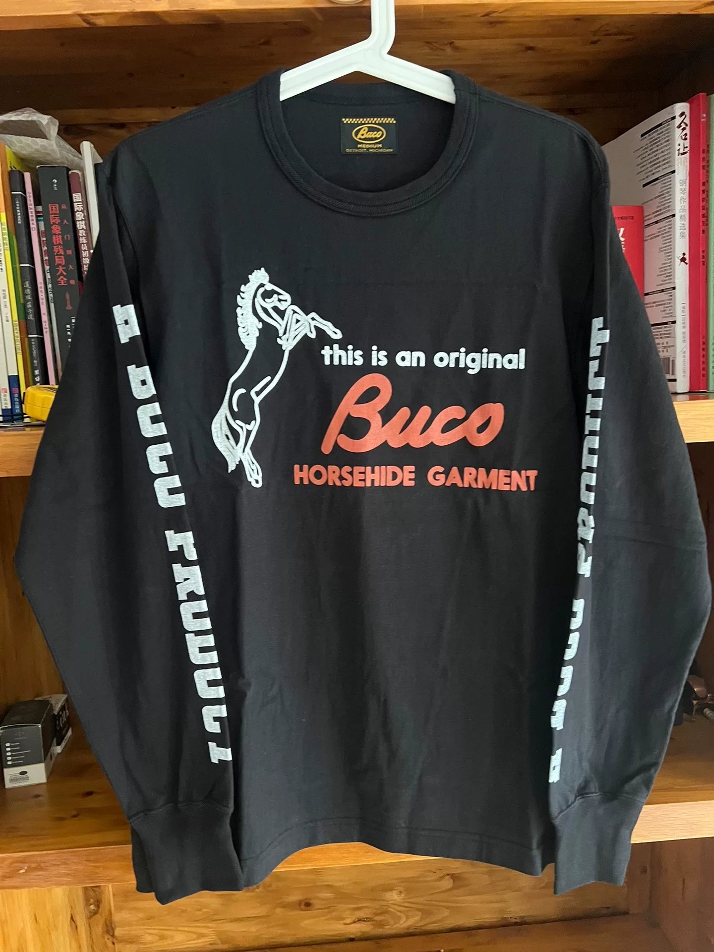 original buco black long sleeve t-shirt