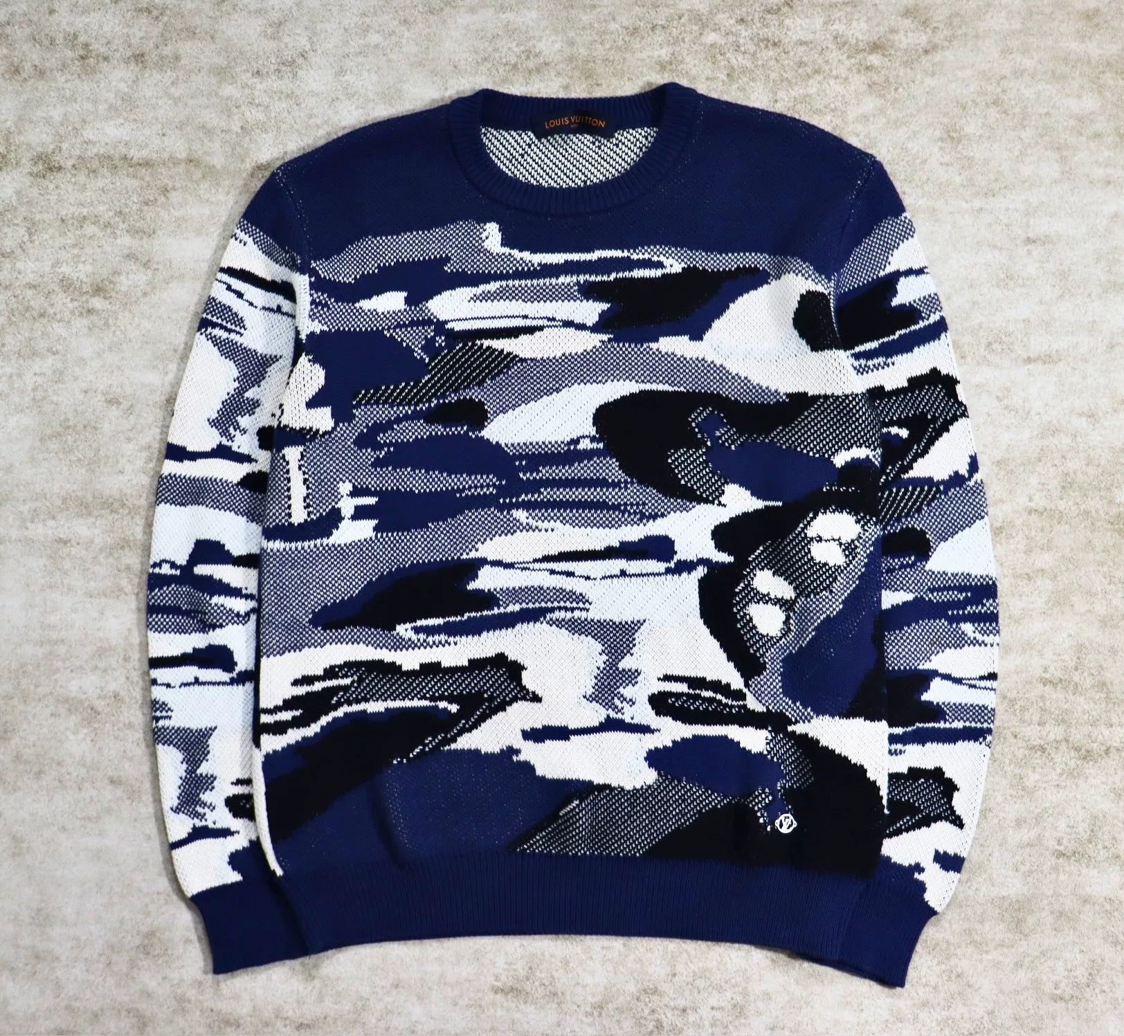 Louis Vuitton Knit Sweater with Ombre Pattern