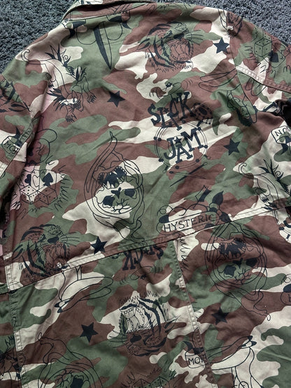 Hysteric Glamour Camouflage M65 Trench Coat