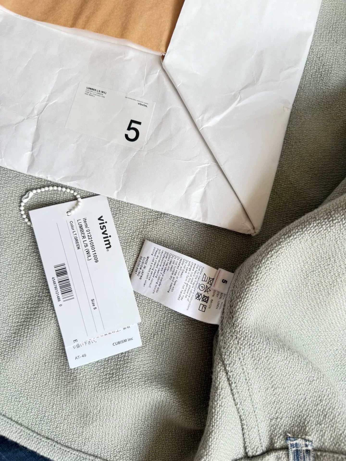 VISVIM 22SS LUMBER L/S W/L Shirt