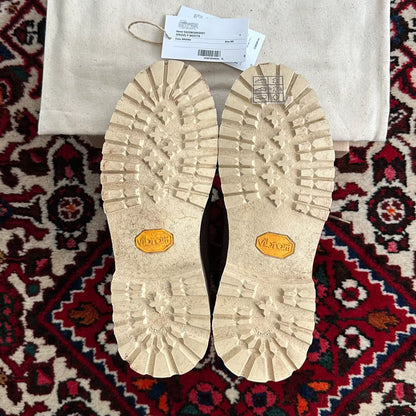 visvim grizzly boots in mud dye finish