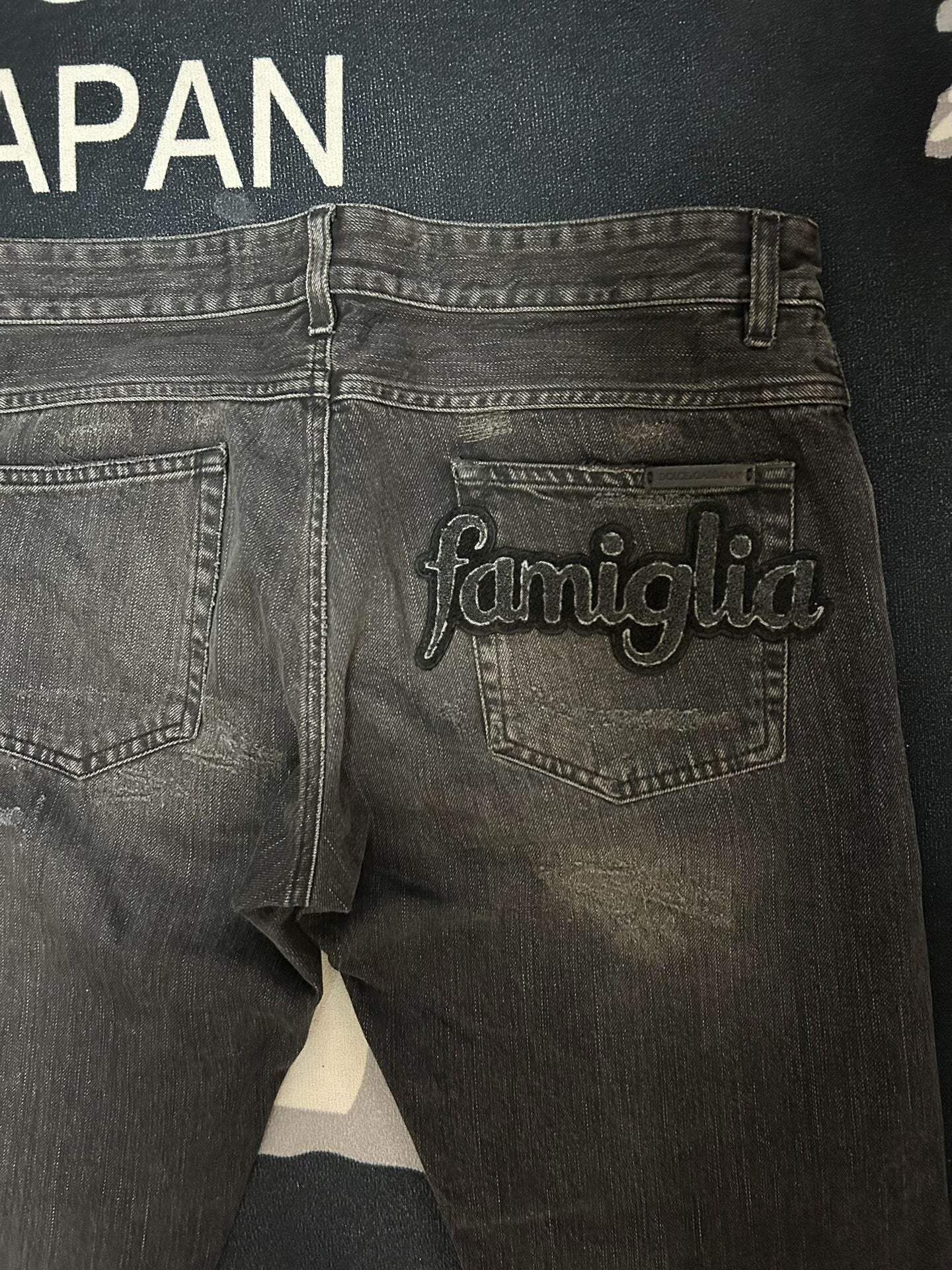Dolce & Gabbana Distressed Gray Jeans