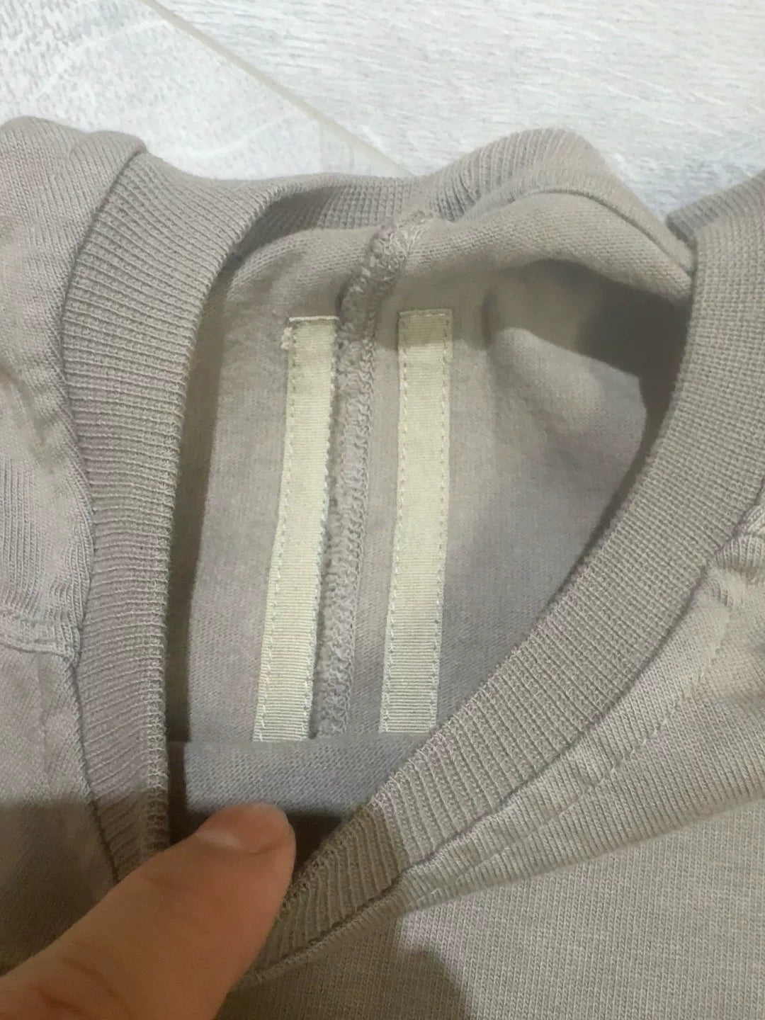 Rick Owens Yeezy Color Block Short Sleeve Tee