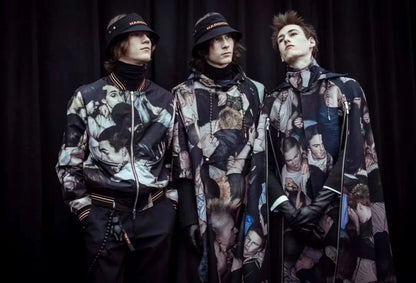 Dior Homme Portrait Oil Painting Jacket