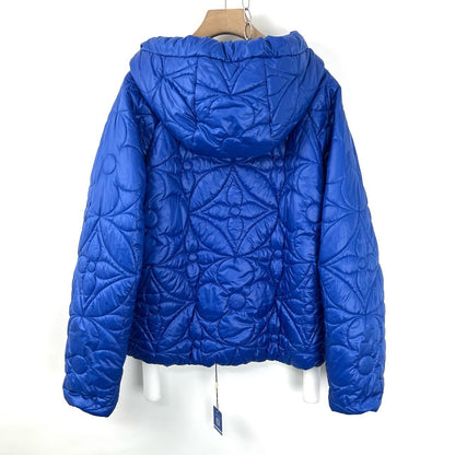 Louis Vuitton Blue Monogram Embossed Jacket