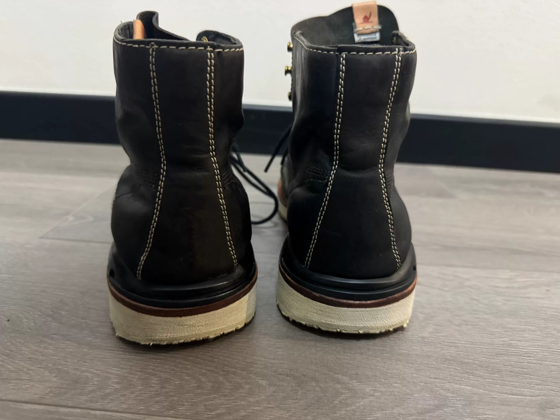 VISVIM VIRGIL BOOTS BLACK SIZE 9