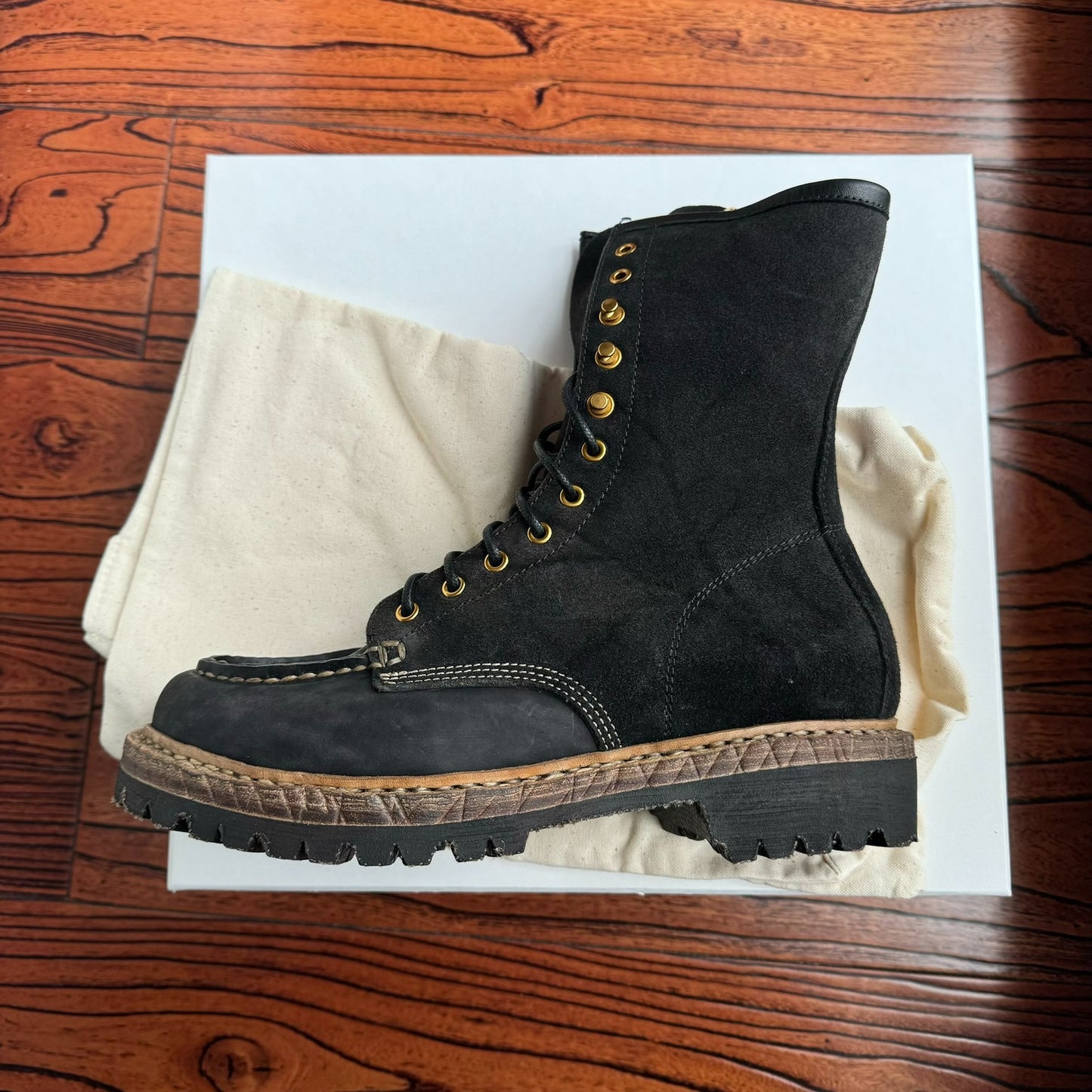 VISVIM 25AW SCOUT MOC BOOTS HI-FOLK