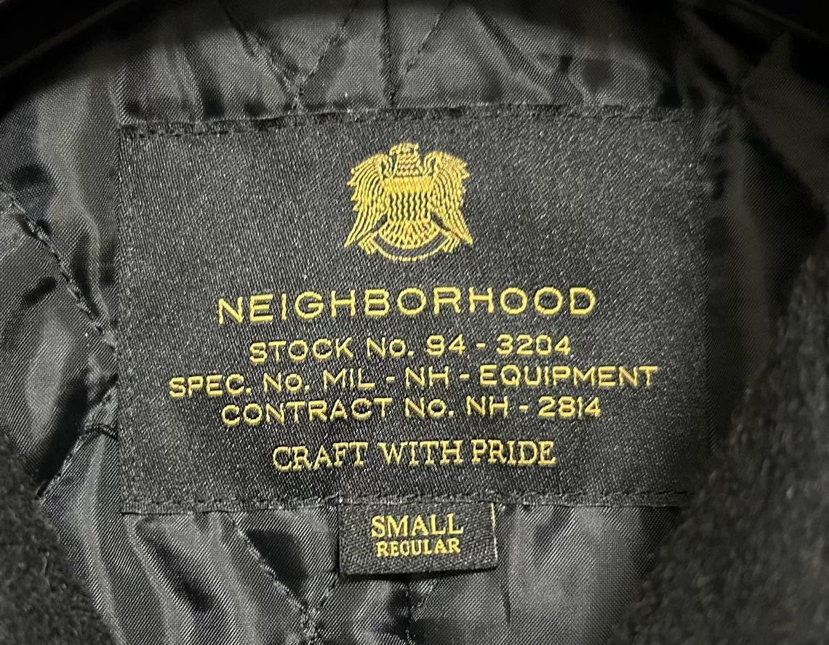 NEIGHBORHOOD Wool Double-Breasted Coat