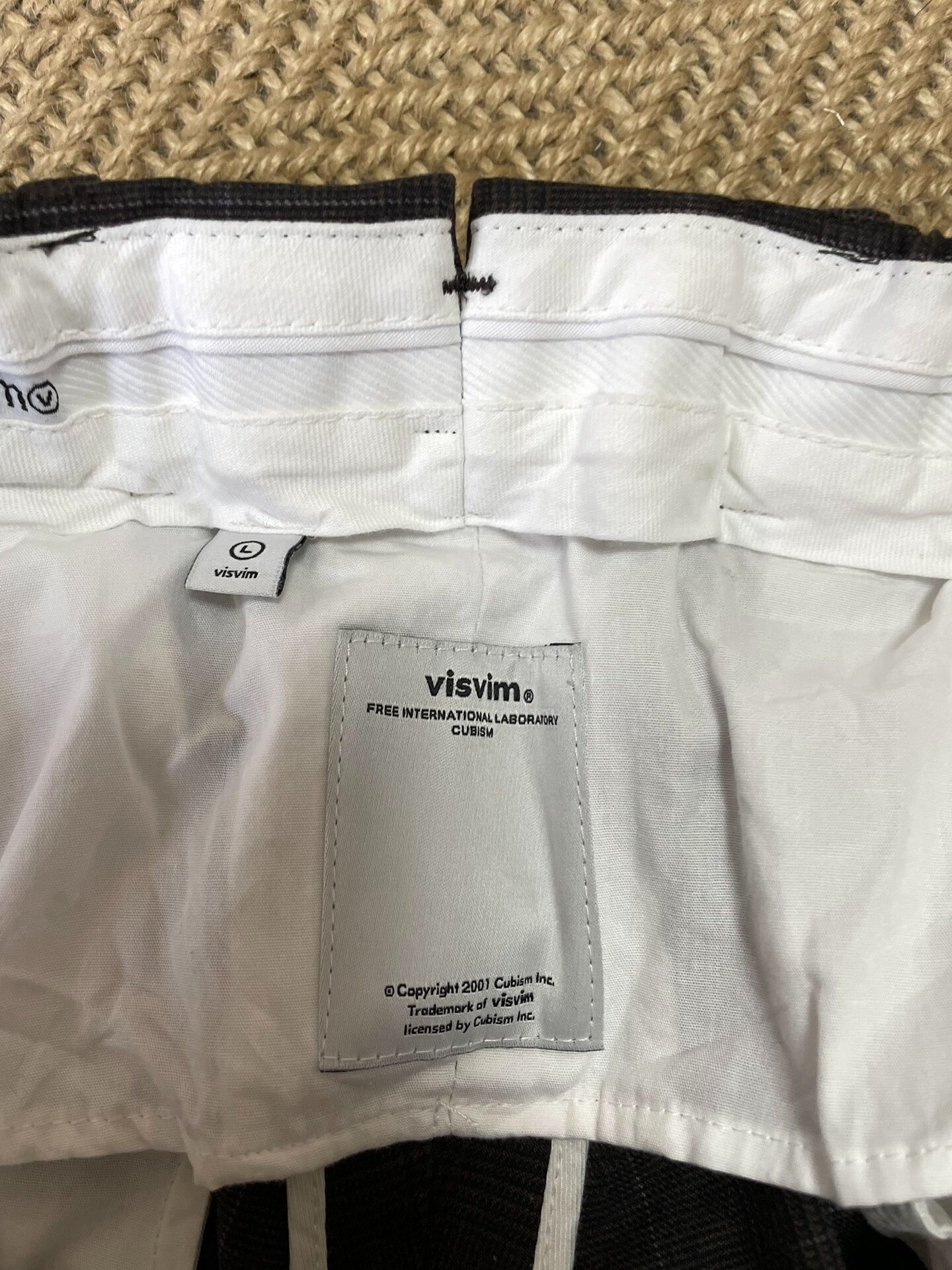 VISVIM High Water Check Slacks