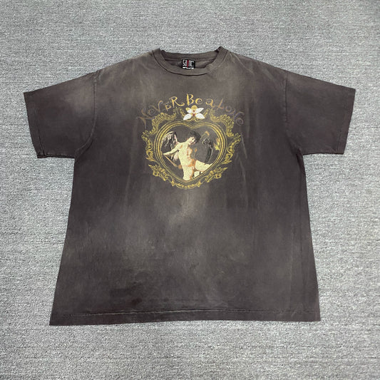 SAINT MICHAEL Love Angel Washed Distressed Tee