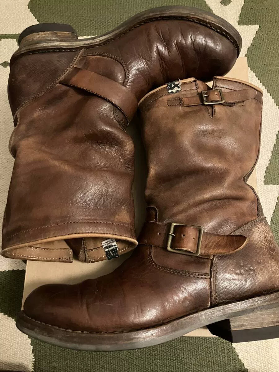 visvim F.I.L. Indigo Camping Trailer T.W.O Boots