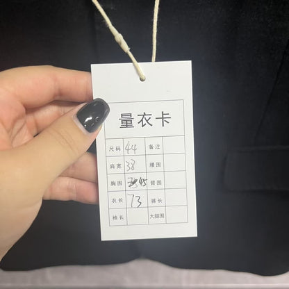 Saint Laurent Black Court Blazer