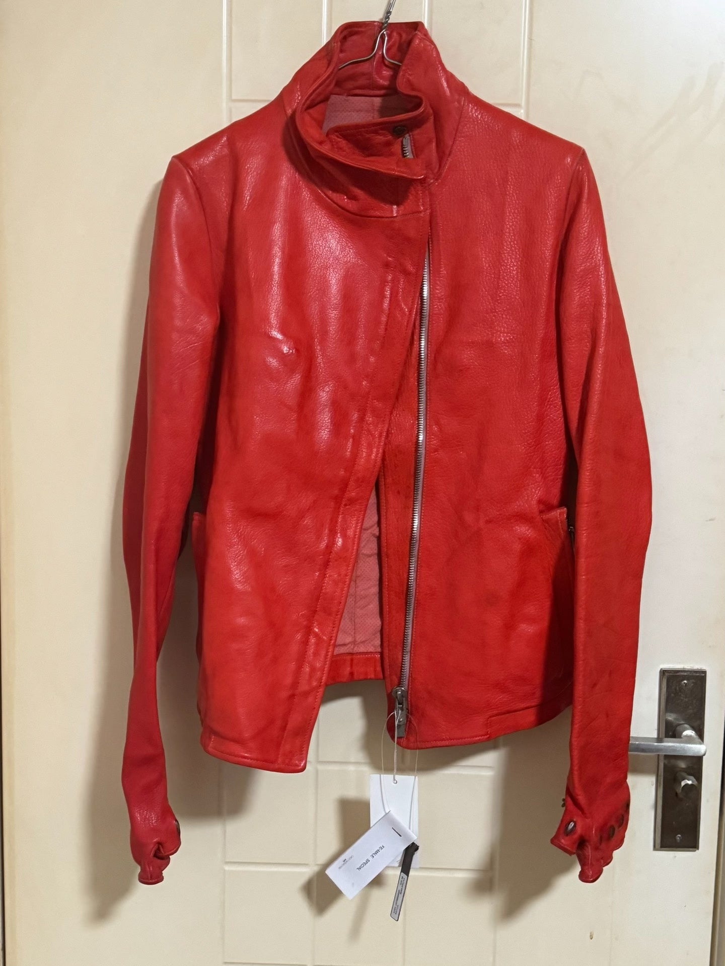 Carol Christian Poell Bison Leather Jacket