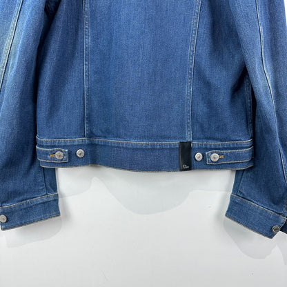 Dior Logo Denim Jacket Size 52