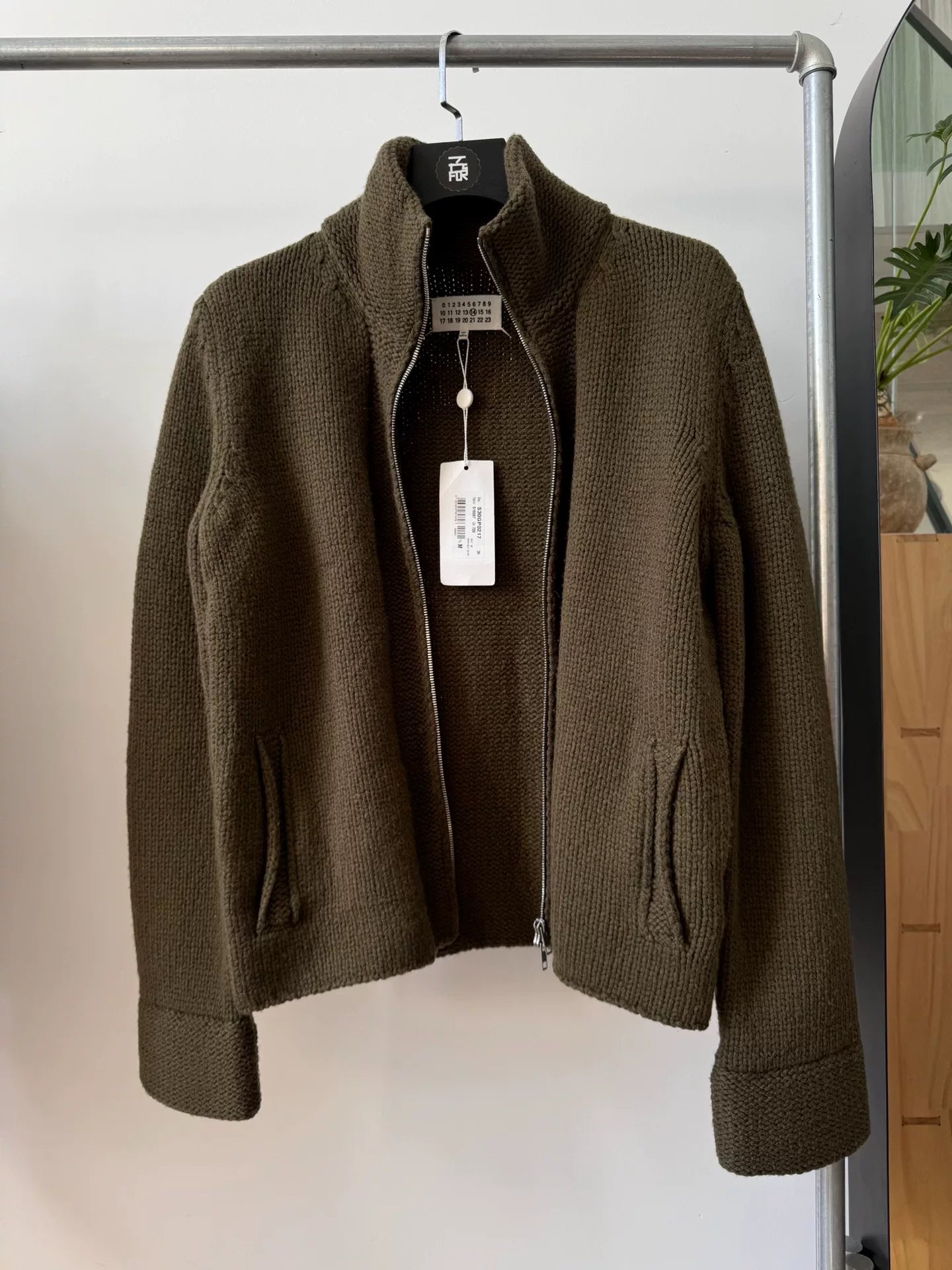 Maison Margiela Wool Zip Jacket