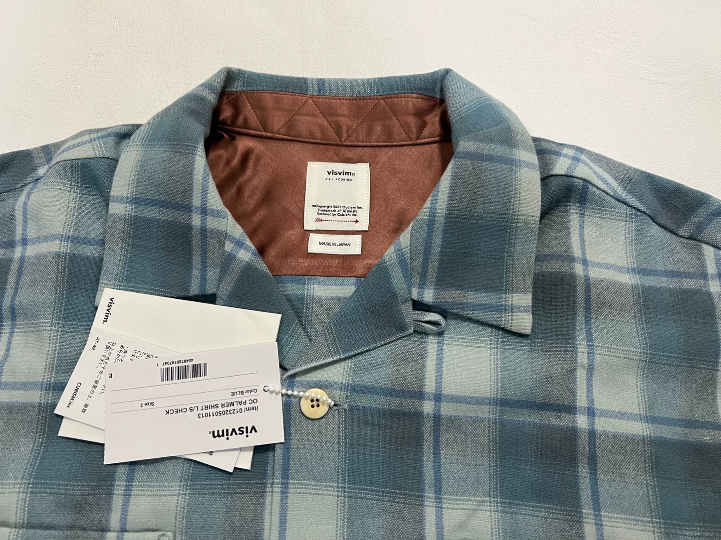 VISVIM OC PALMER SHIRT L/S CHECK