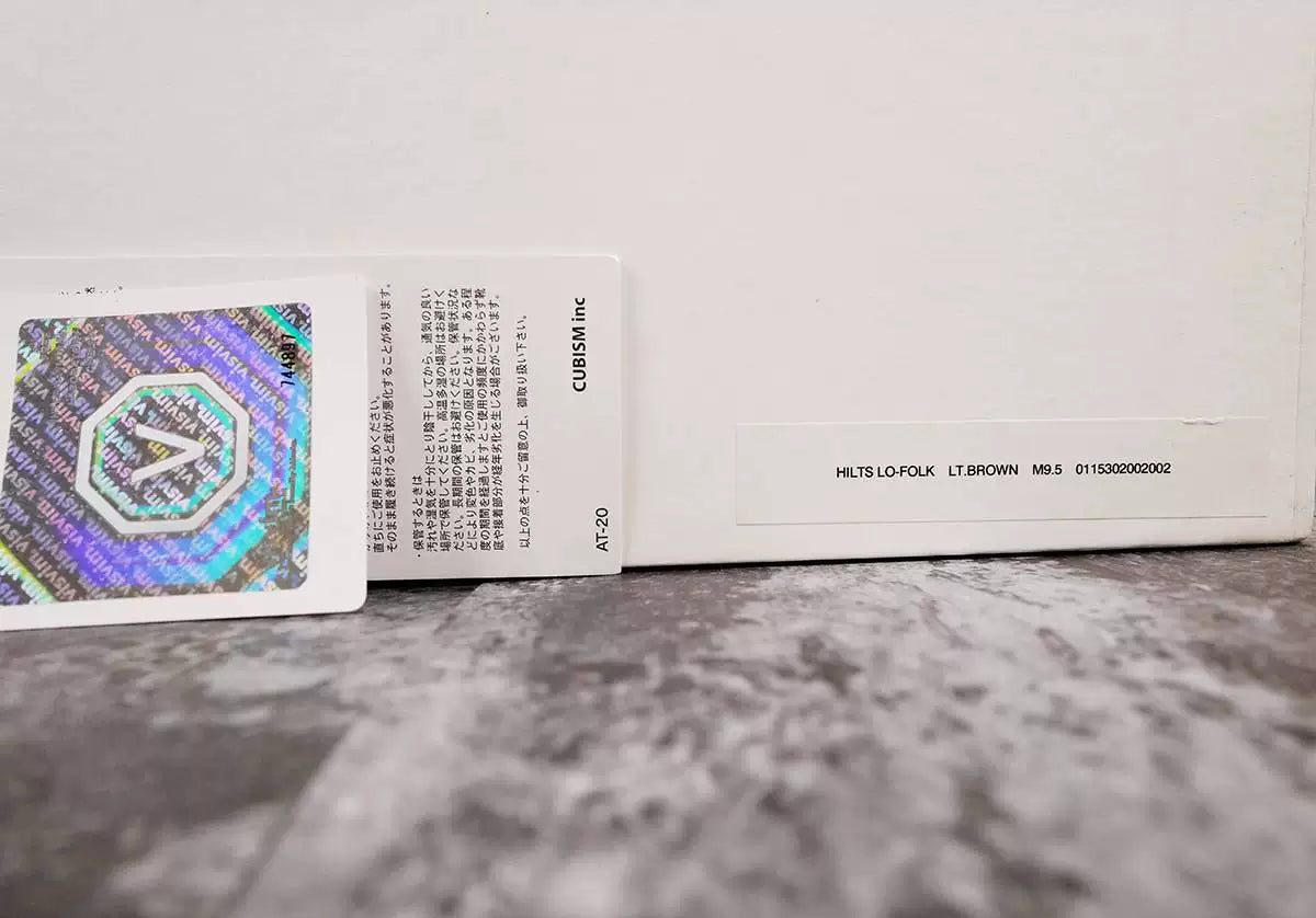 visvim hilts low folk shoes in light brown