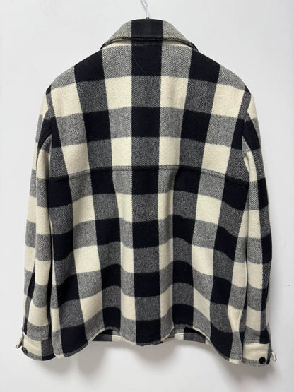 Saint Laurent Black White Plaid Jacket