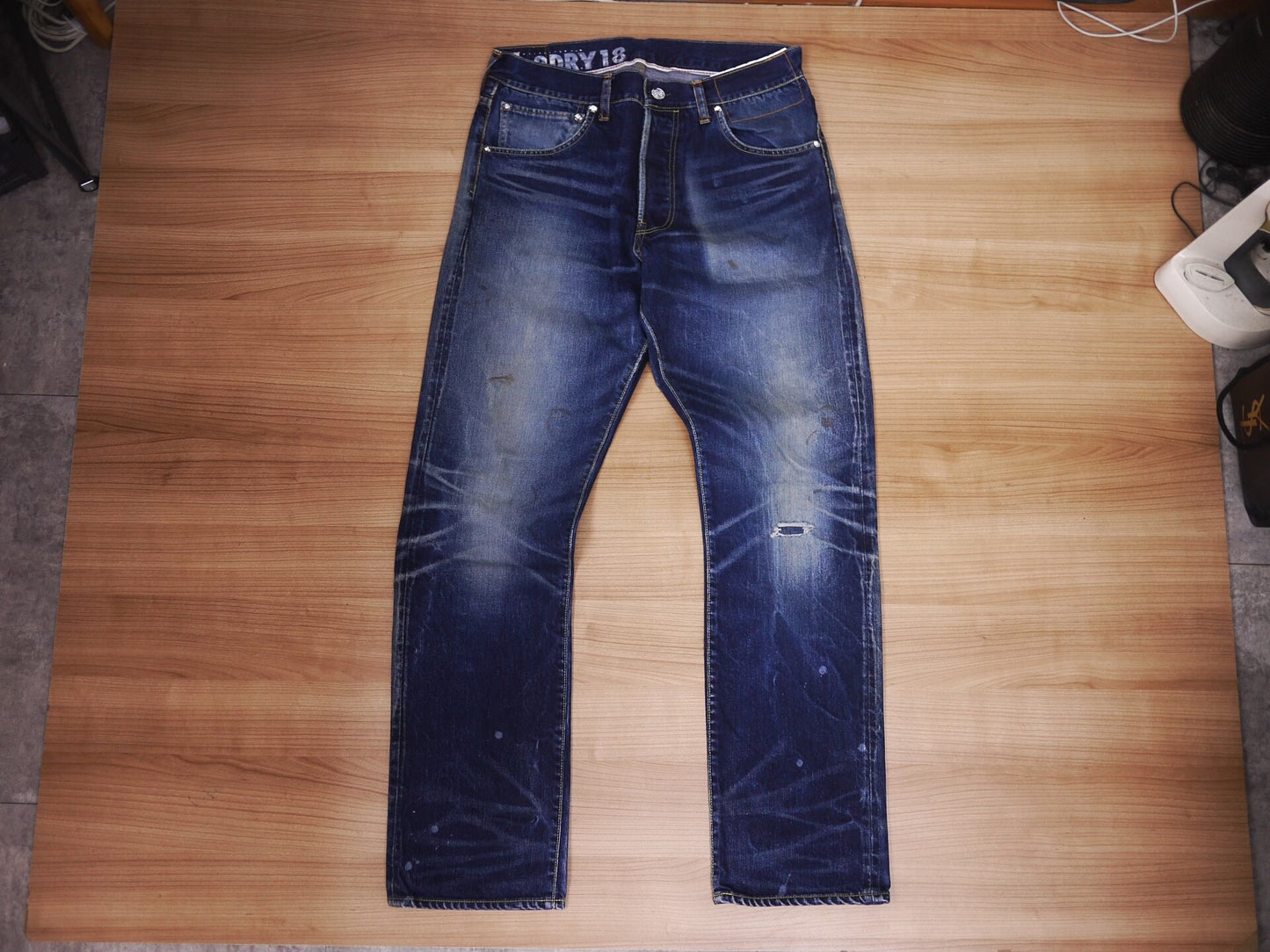 visvim social sculpture 01 slim dry denim 18