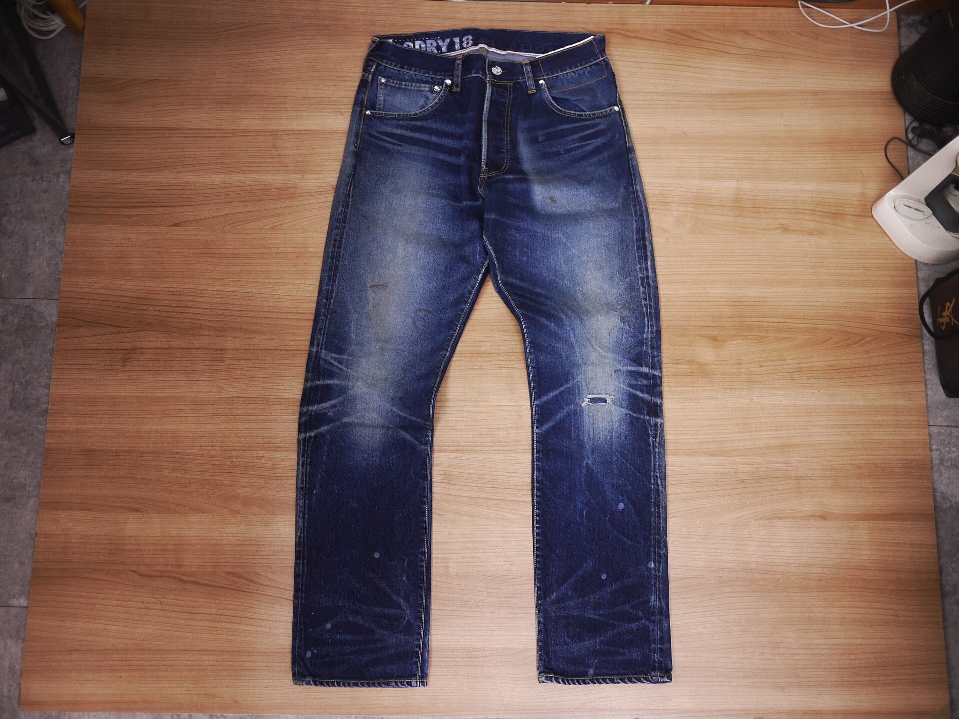 visvim social sculpture 01 slim dry denim 18