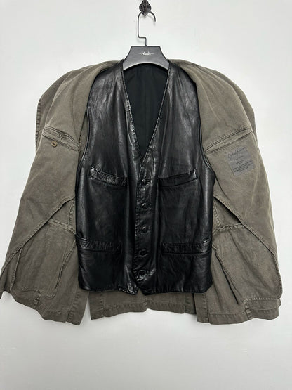 Yohji Yamamoto Pour Homme Dyed Felted Jacket