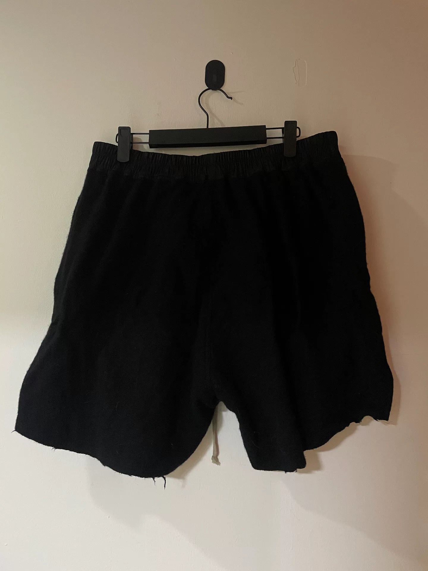 Rick Owens Porterville Wool Drawstring Shorts