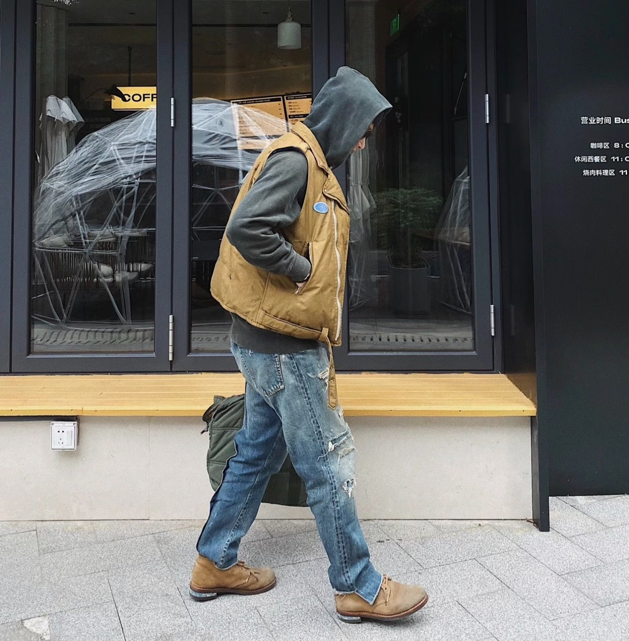 visvim Nylon Strabler Down Vest