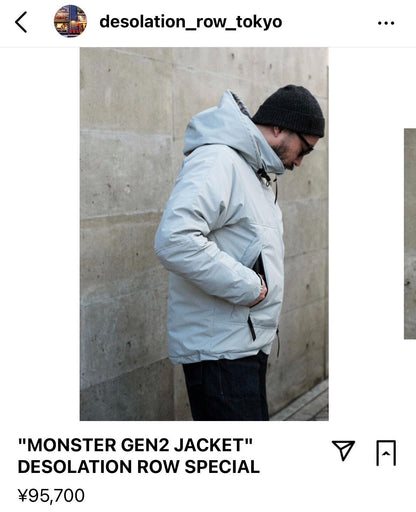Monster Gen2 Jacket Desolation Row Special