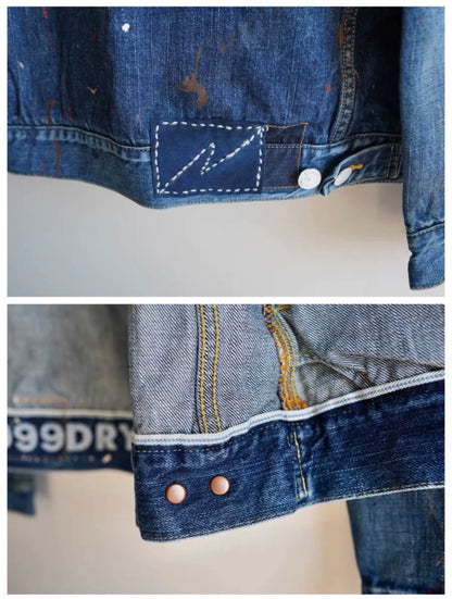 visvim 101 JKT Dry Damaged Denim Jacket