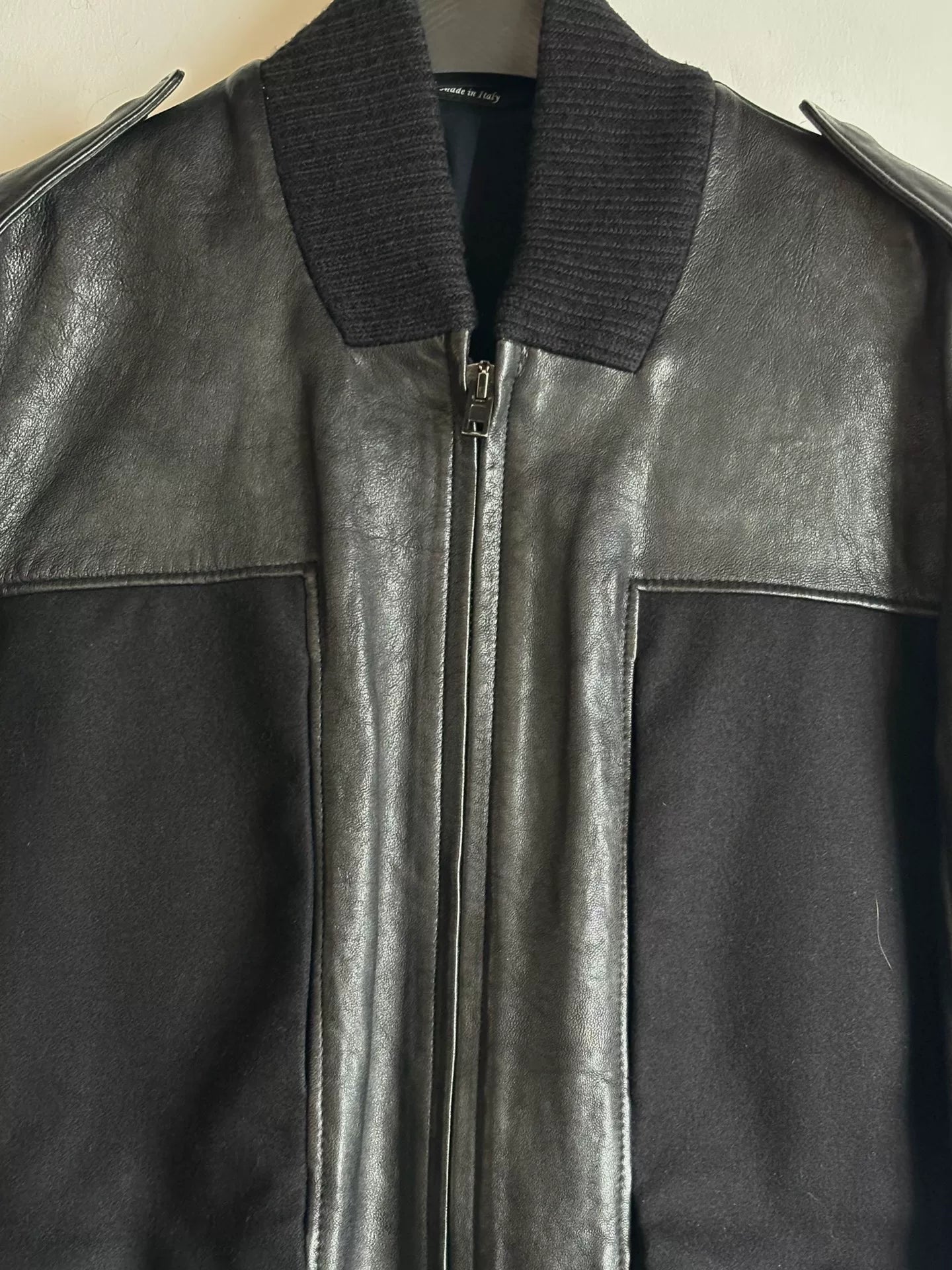 maison margiela 2014 zip jacket in wool