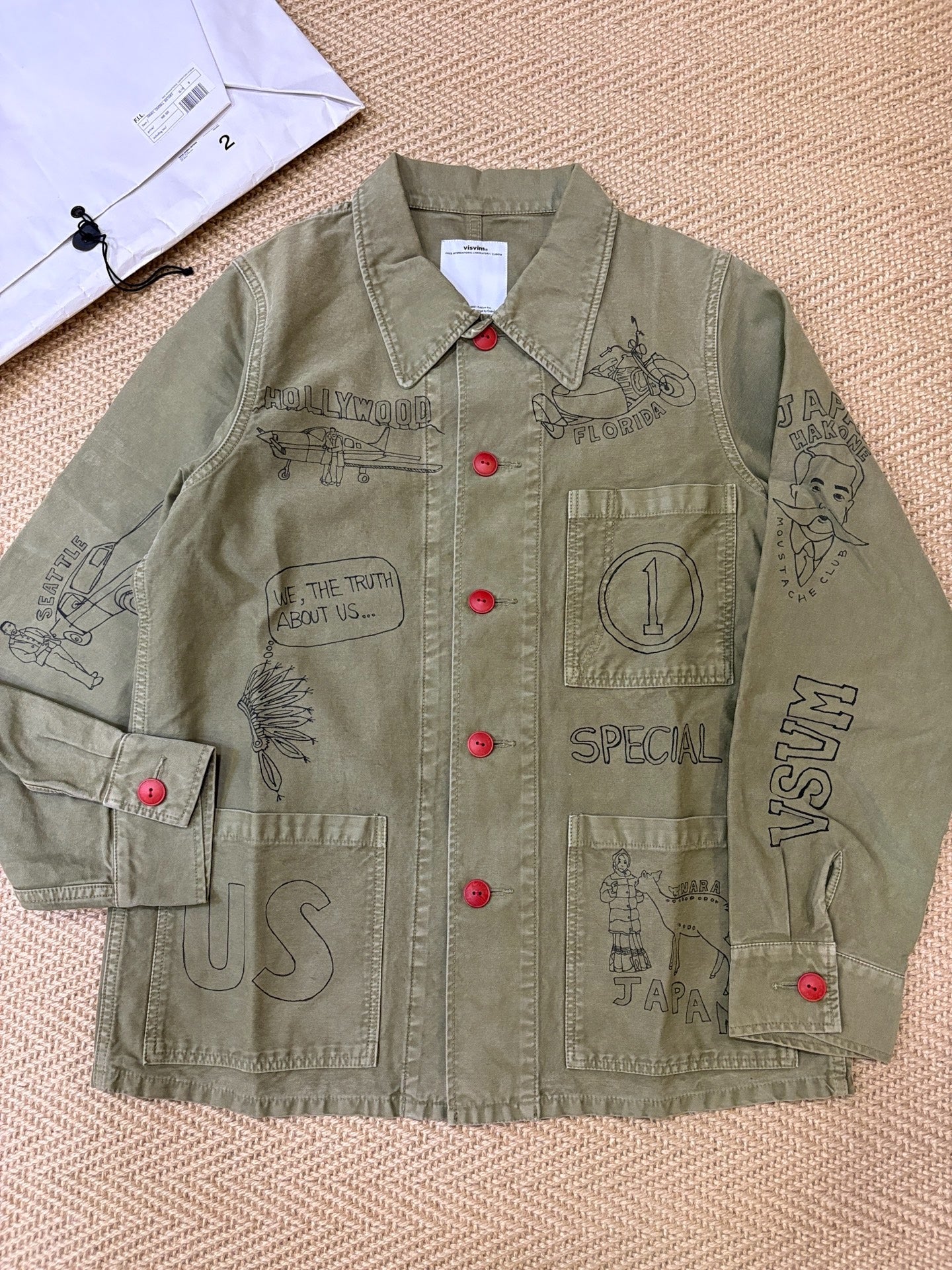 Visvim Travail Coverall Sketches FIL Limited
