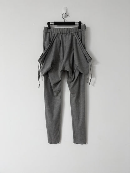 The Soloist Deconstructed Drop-Crotch Wool Pants