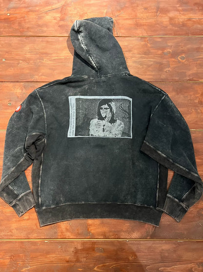vintage Cav Empt graphic hoodie in black