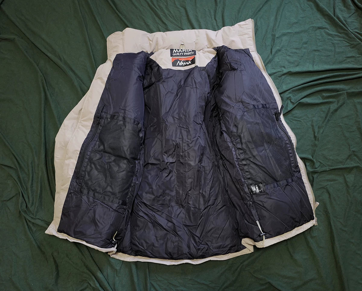 nanga x wacko maria down jacket size m