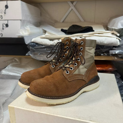 visvim camel boots with perfect leather condition