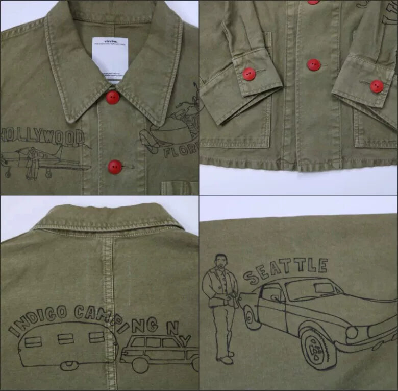 Visvim Travail Coverall Sketches FIL Limited