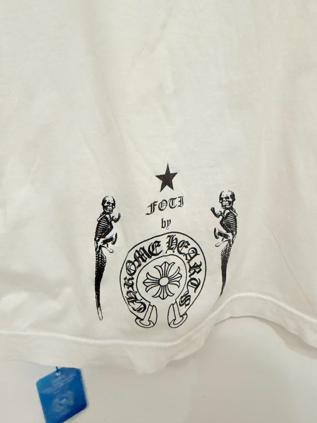 Chrome Hearts Black Foti Skull Angel Longsleeve