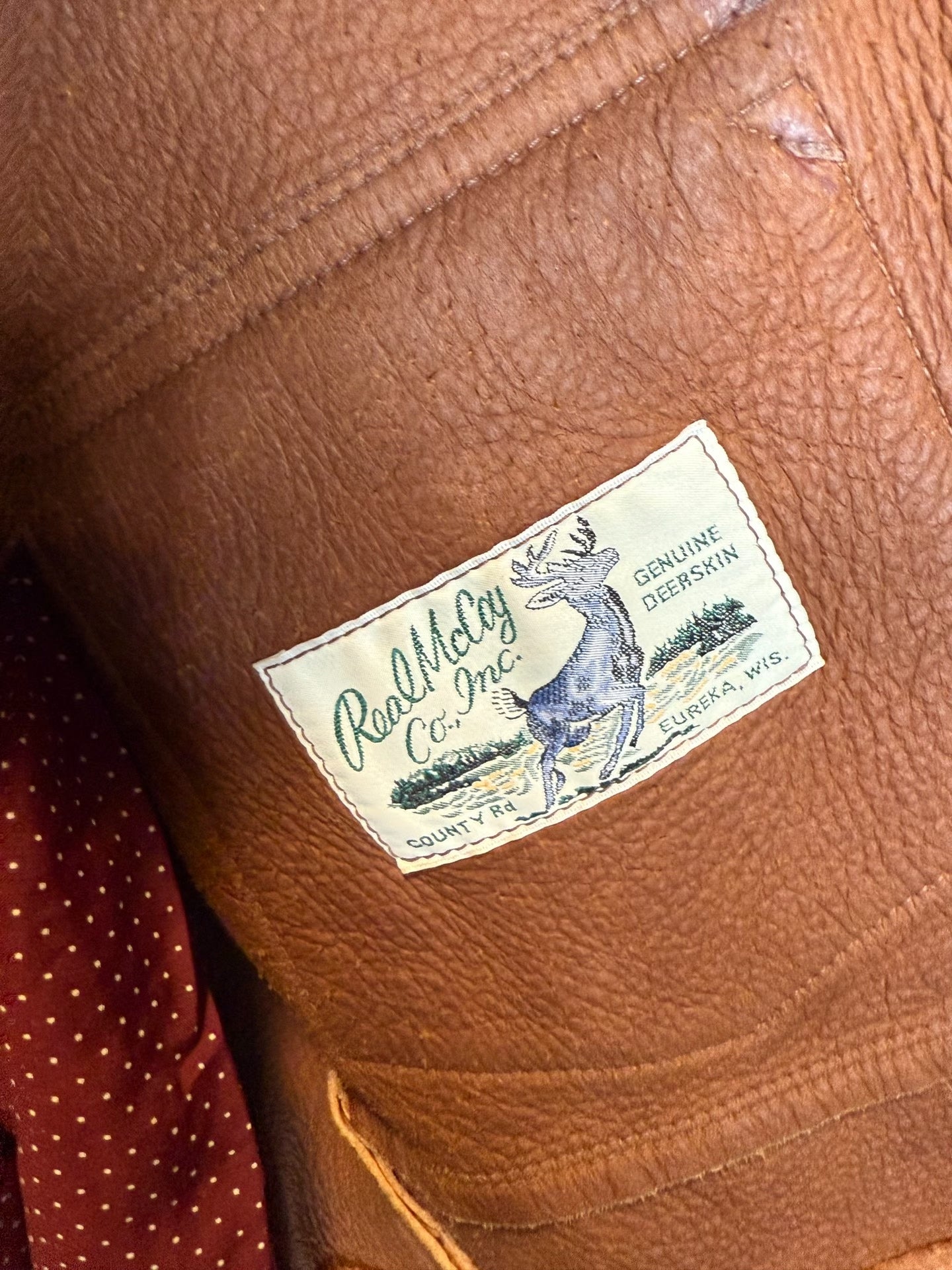 Real McCoy Joe McCoy Deerskin Jacket