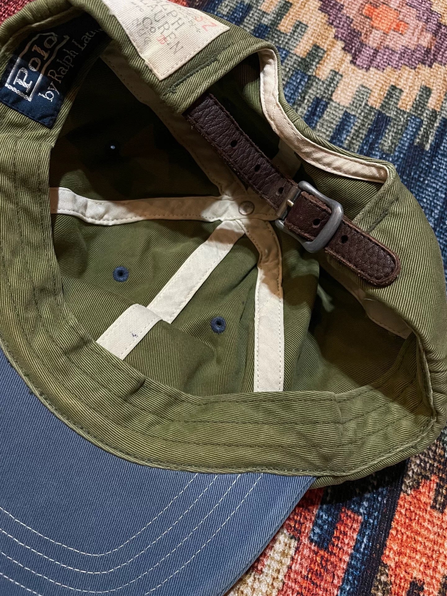 RALPH LAUREN Vintage Fishing Baseball Cap