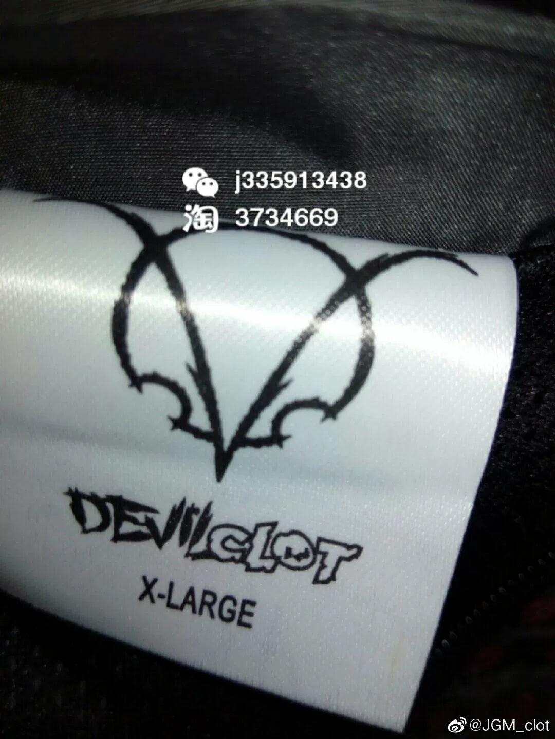 DEVILCLOT Red Polka Dot Jacket XL