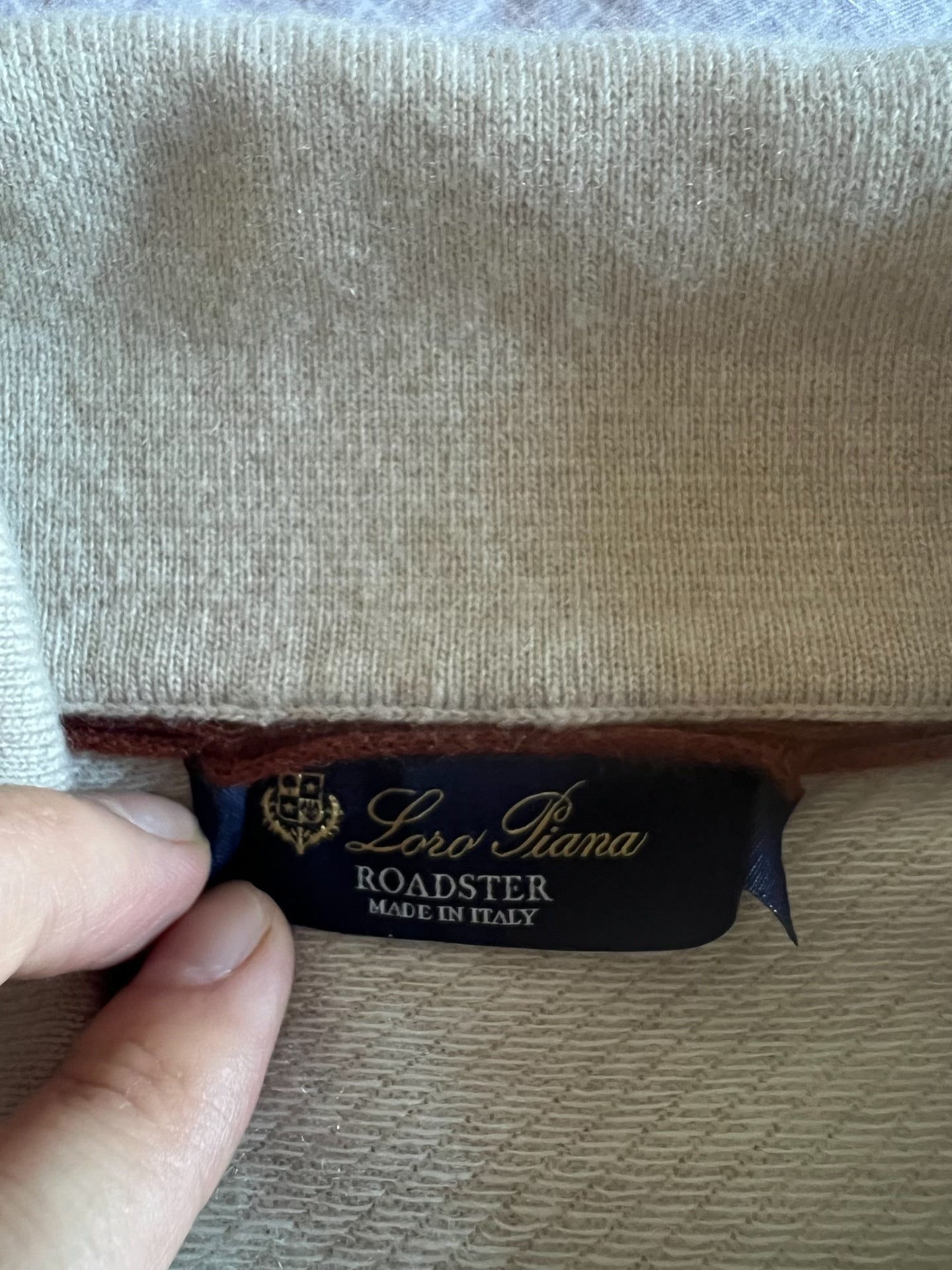 Loro Piana Men's Buttonless Cashmere Polo