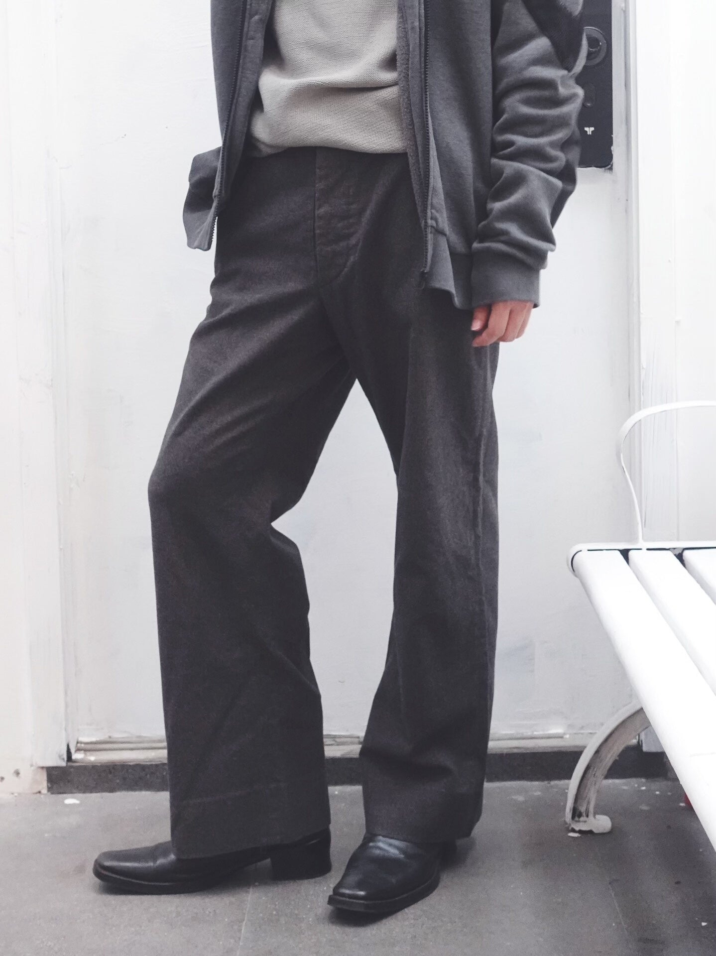 Maison Martin Margiela Mouse Skin Flared Pants