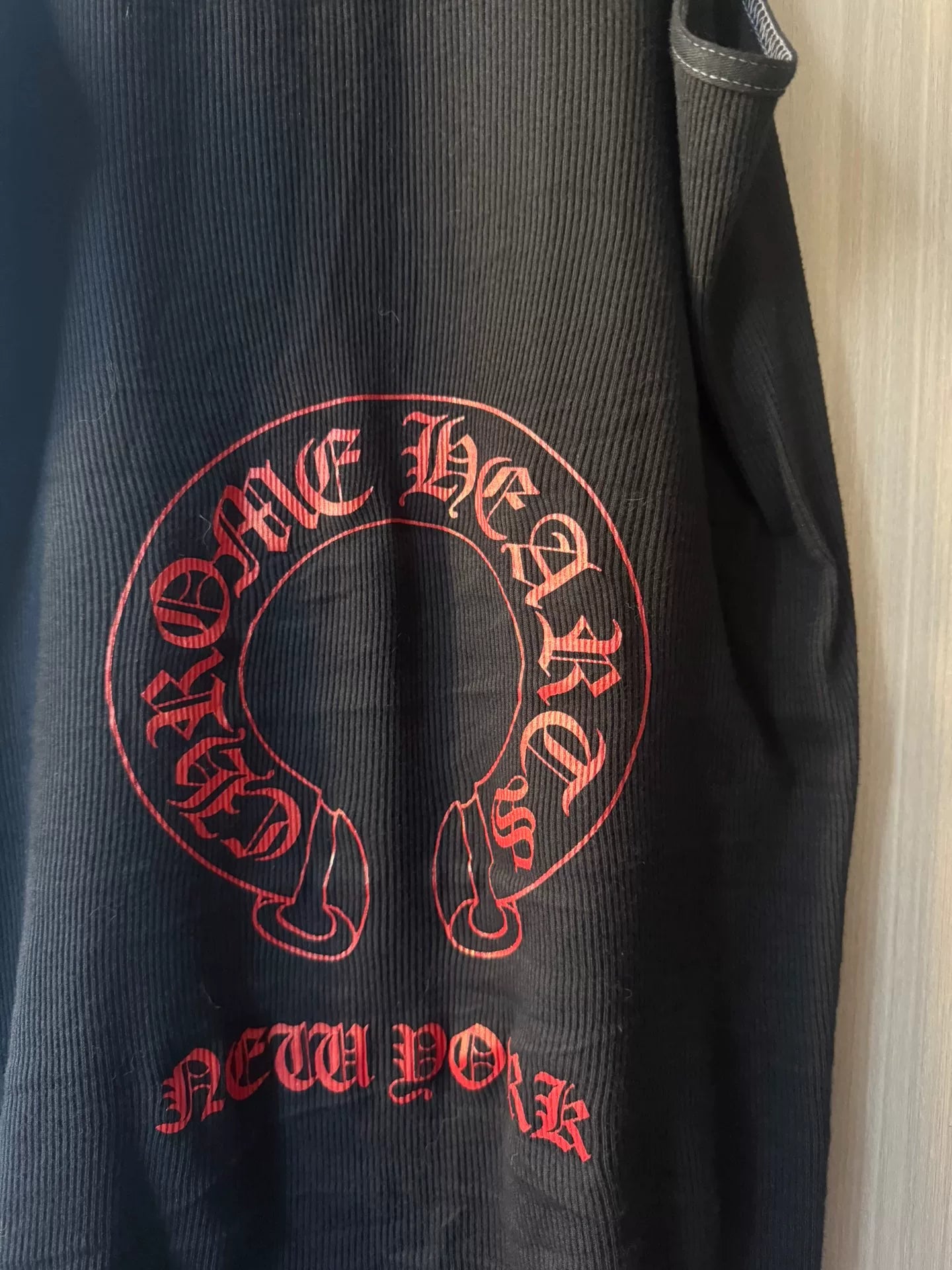 Chrome Hearts Black Red Cross Tank Top