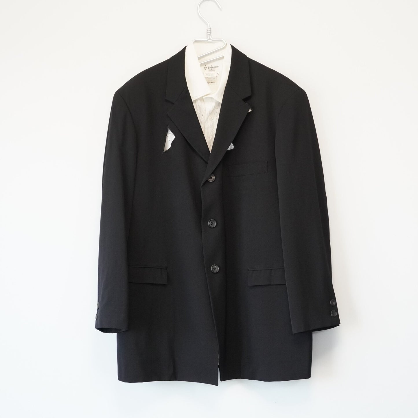 Yohji Yamamoto Black Wool Jacket