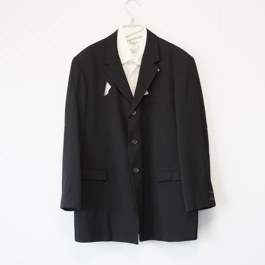 Yohji Yamamoto Black Wool Jacket
