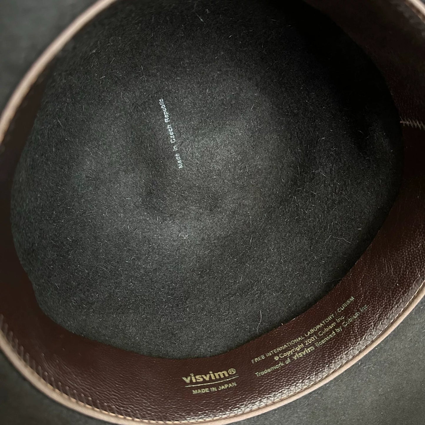 visvim laureate hat kofu black