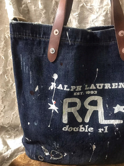 RRL Ralph Lauren Vintage Tote Crossbody Bag