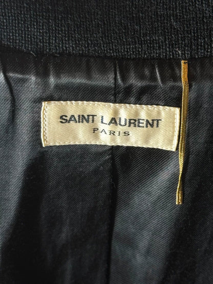Saint Laurent SLP Black Varsity Jacket