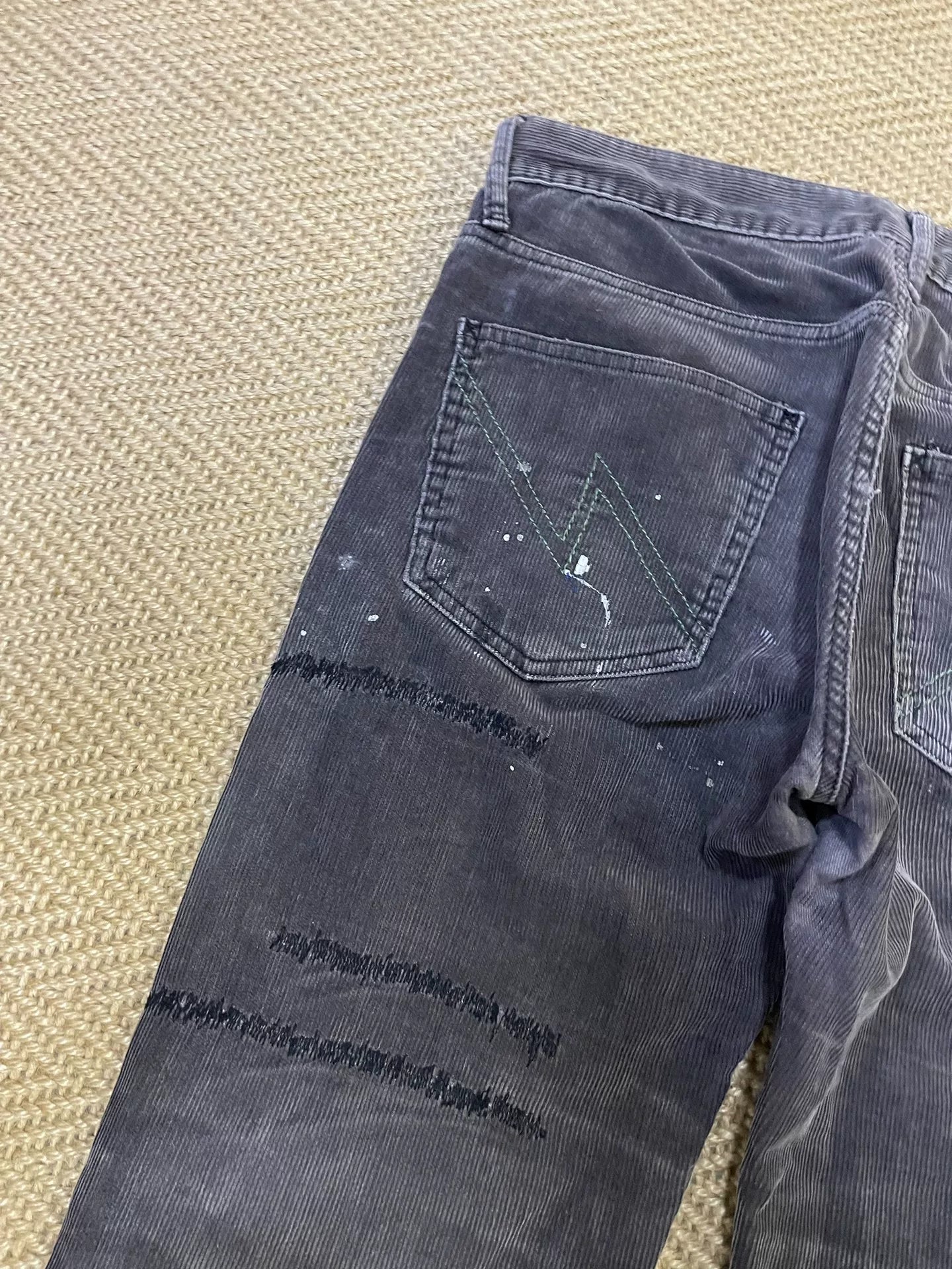 NEIGHBORHOOD Distressed Corduroy Casual Pants